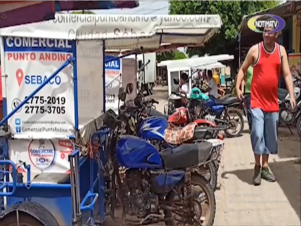 En Sébaco el sector mototaxi afectado por el covid-19.