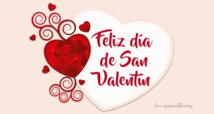 feliz día de san Valentín