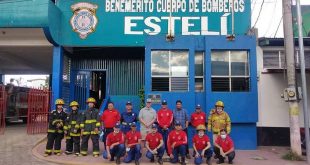 Bomberos de Estelí acuerdan alianza con organismo de los E.E. UU