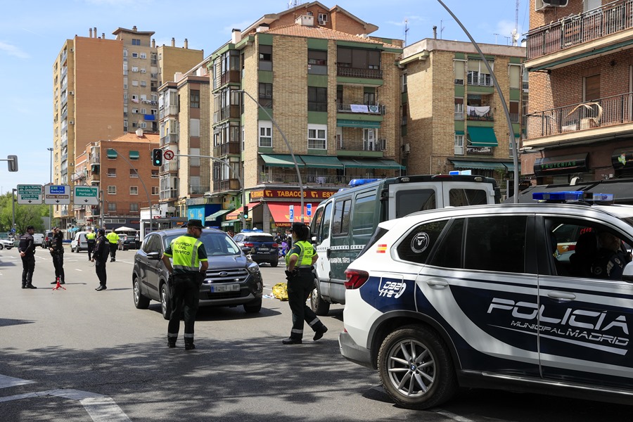 Mueren dos personas atropelladas en el Paseo de Extremadura de Madrid