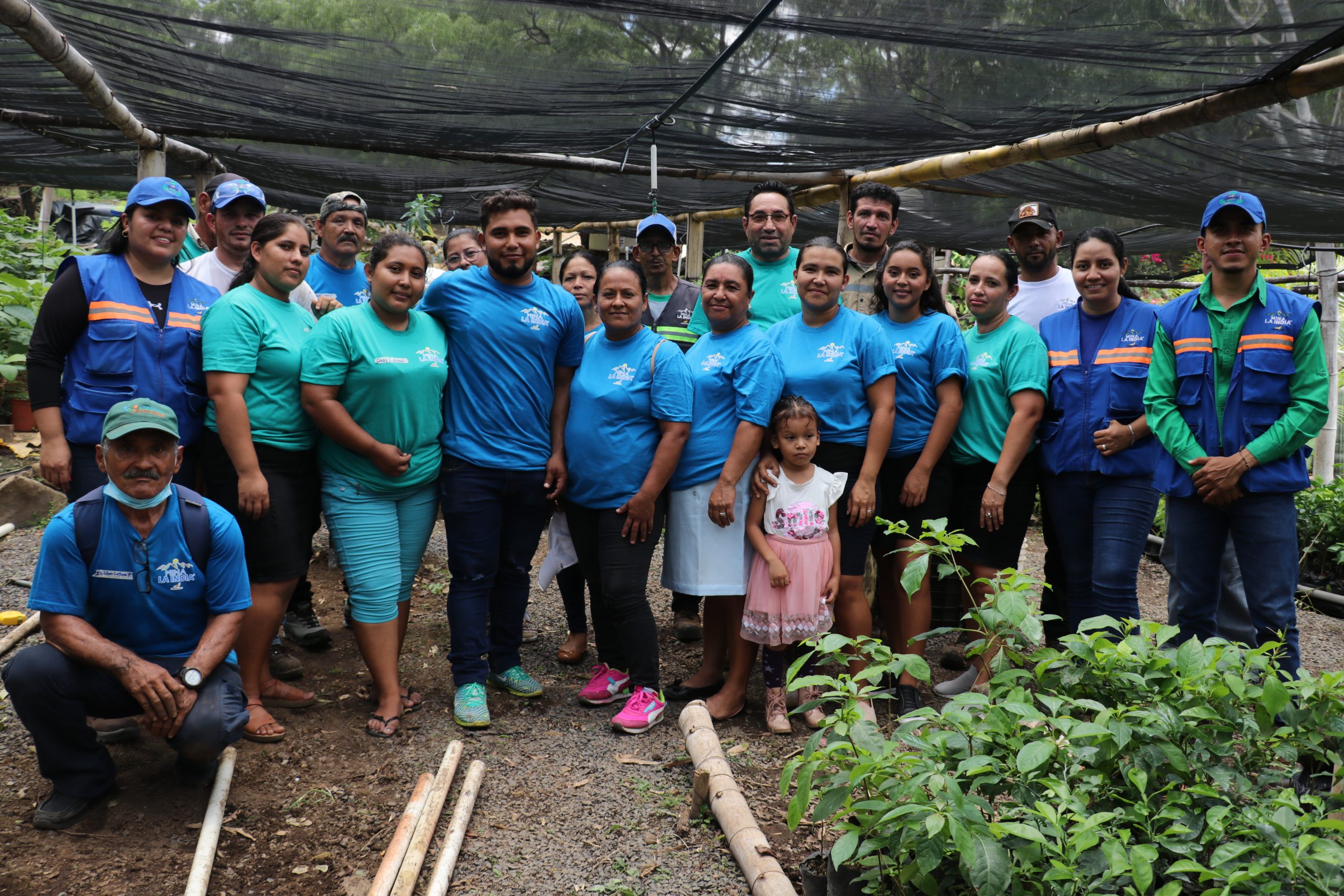 Lideres comunitarios y brigadistas