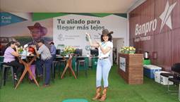 Banpro presente en feria ganadera