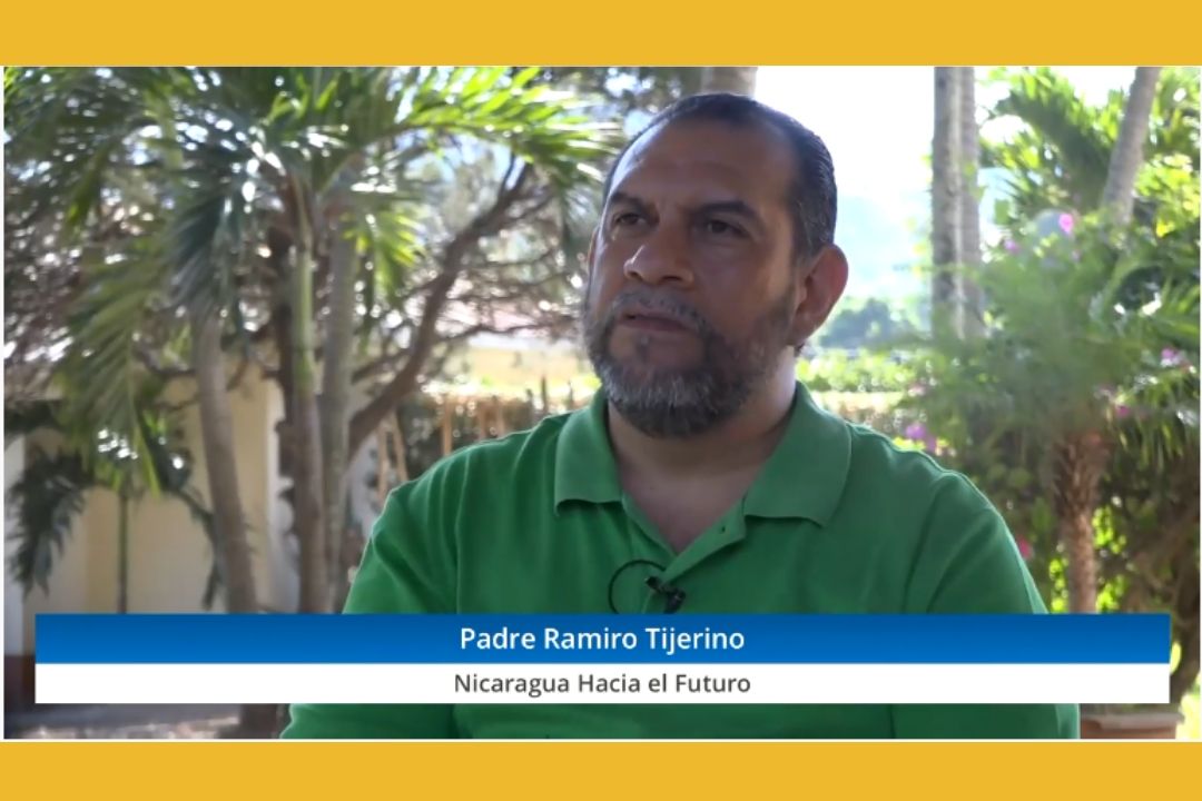 Padre Ramiro Tijerino en "Nicaragua Hacia el Futuro"