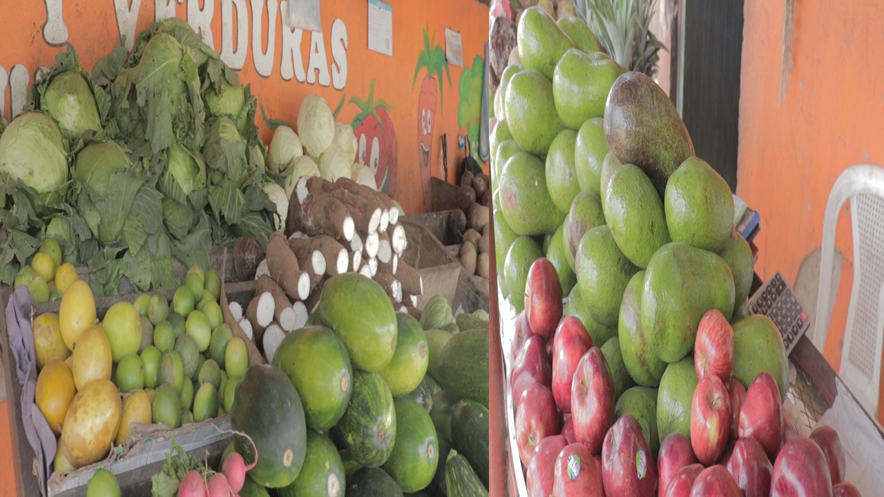 Frutas y verduras aprecios favorables en comercios de la Dalia Matagalpa 