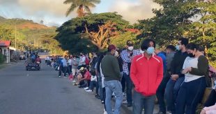 Ciudadanos de diferentes partes del país asisten a vacunarse a Honduras