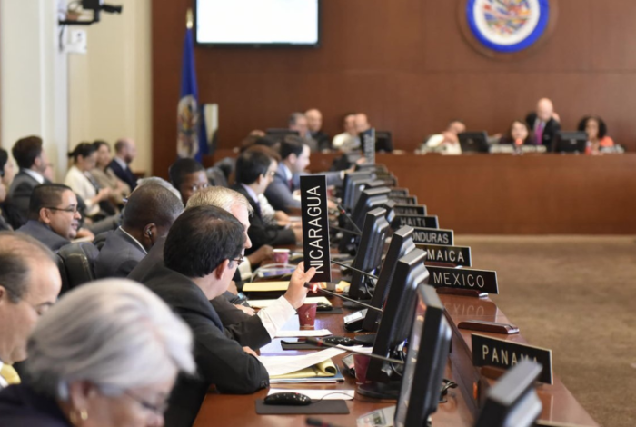 La OEA aprueba resolución sobre situación sociopolítica de Nicaragua 
