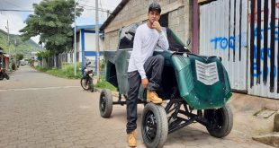 Joven innovador de la ciudad de Jinotega crea su propio automóvil
