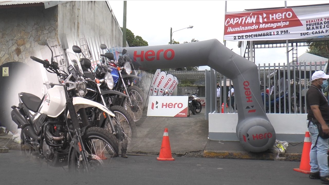 Se realiza lanzamiento oficial en Matagalpa de la marca en motocicletas “Hero" 