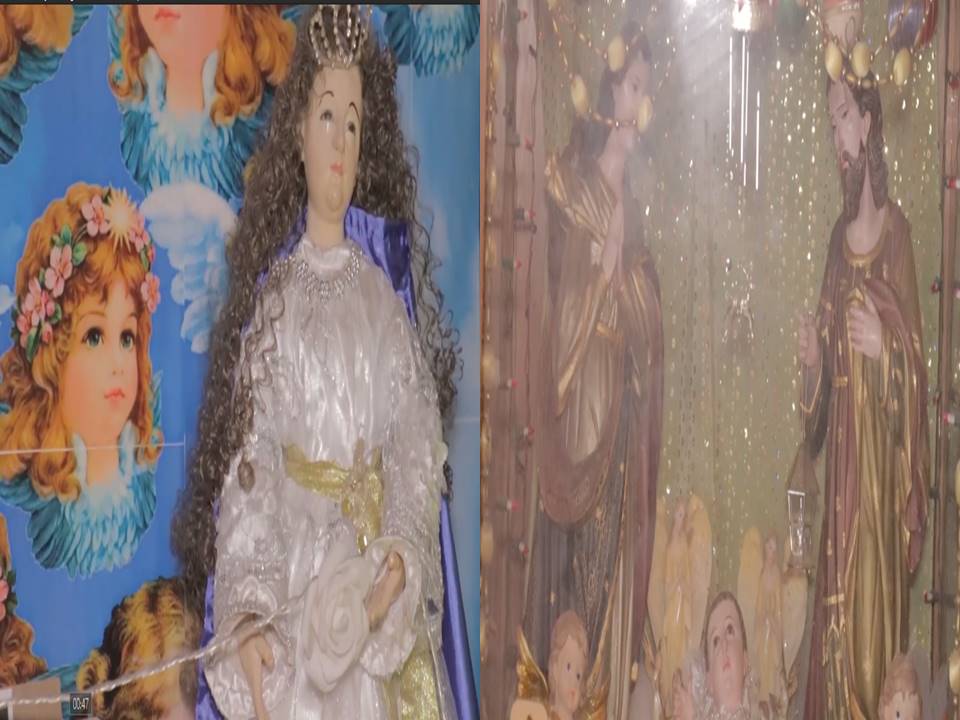  Familias jinotegas conservan imagen de la Virgen y Sagrada Familia de 100 años de existencia 