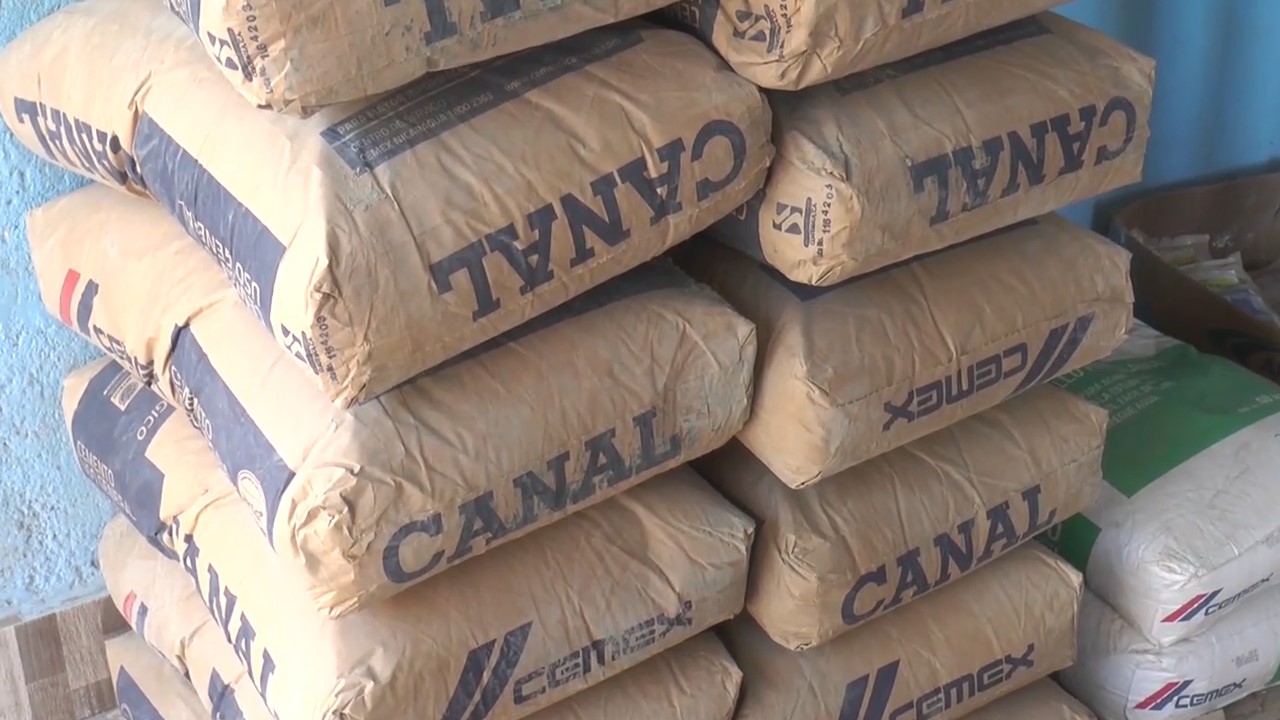 Cemento incrementa 18 córdobas por bolsa 