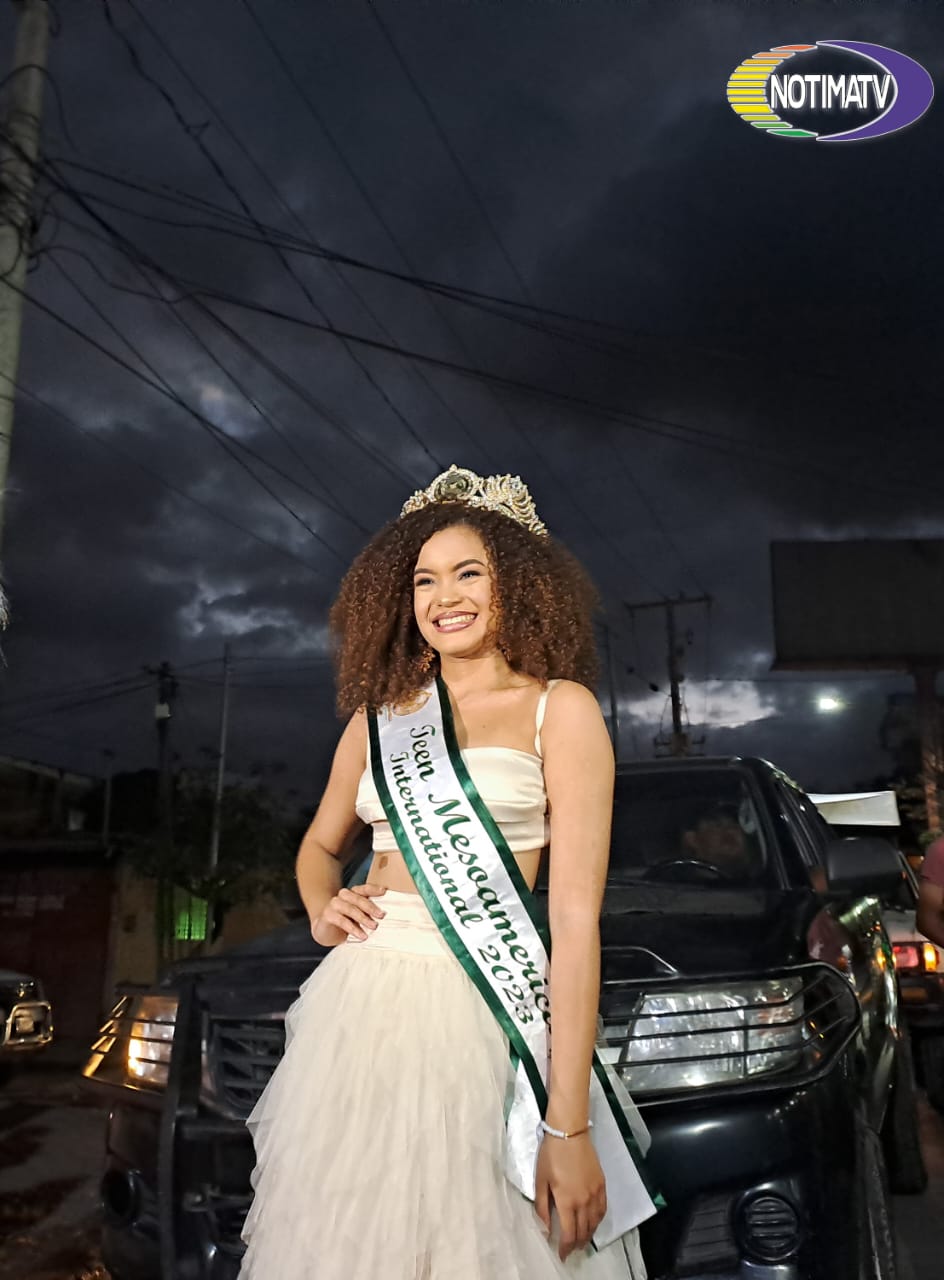 Grethel Gámez, Miss Teen Mesoamérica Internacional/ Notimatv